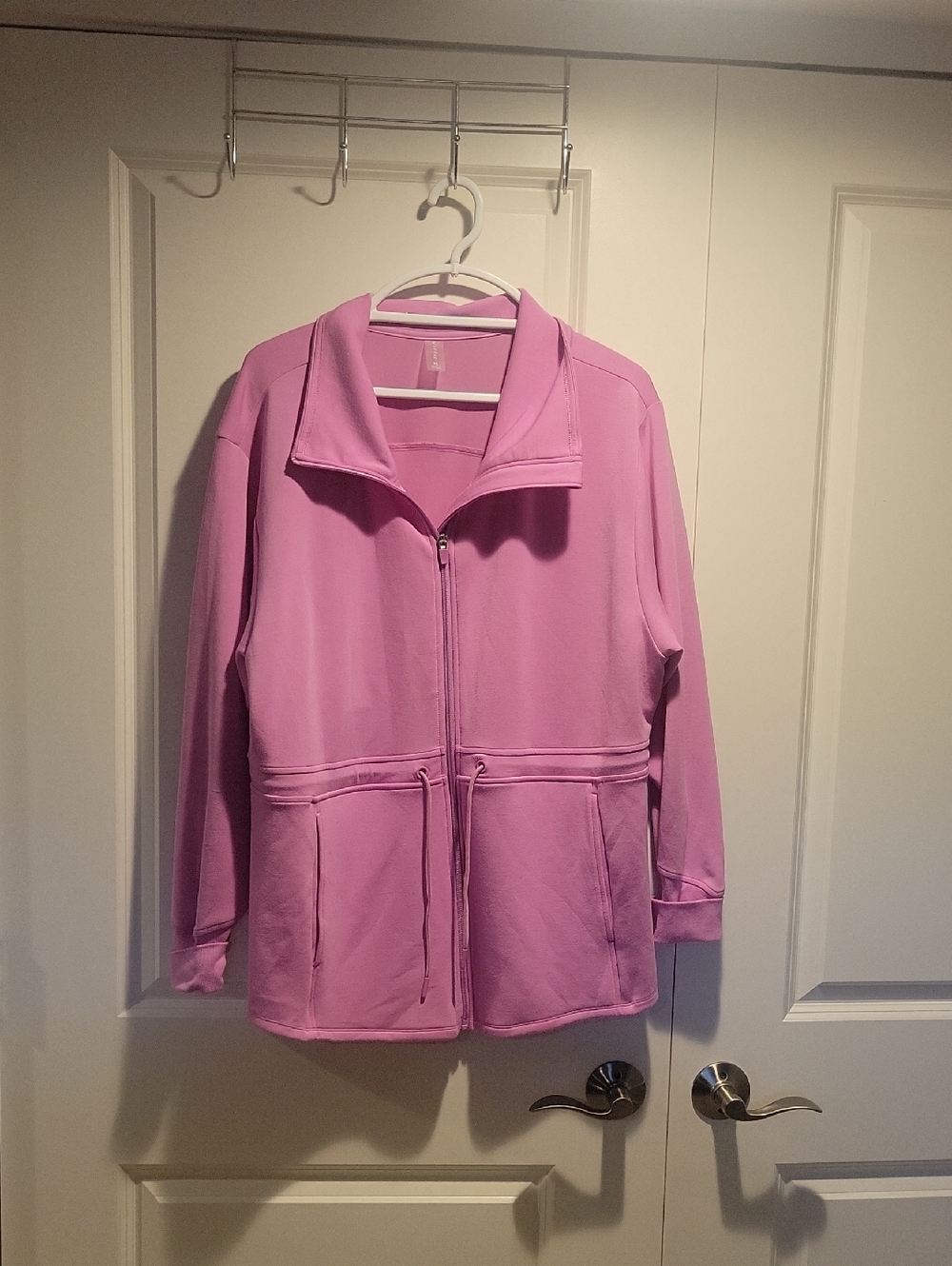 Women's Pink Zip-Front Jacket